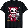 Cute Skeleton Bear Halloween Costume for Spooky Season T-Shirt