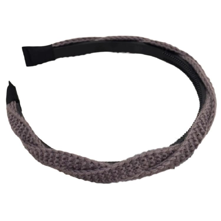 French Style Knitted Hairband Simple Headband Face Washing Hairhoop for Women