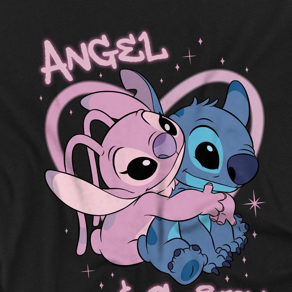 Lilo & Stitch Childrens/Kids Stitch & Angel Airbrush T-Shirt