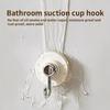 Swivel Suction Cup Bathroom Hook Markless Punch-Free Wall-Mounted Heavy-Duty Bathroom Kitchen and Furniture Storage