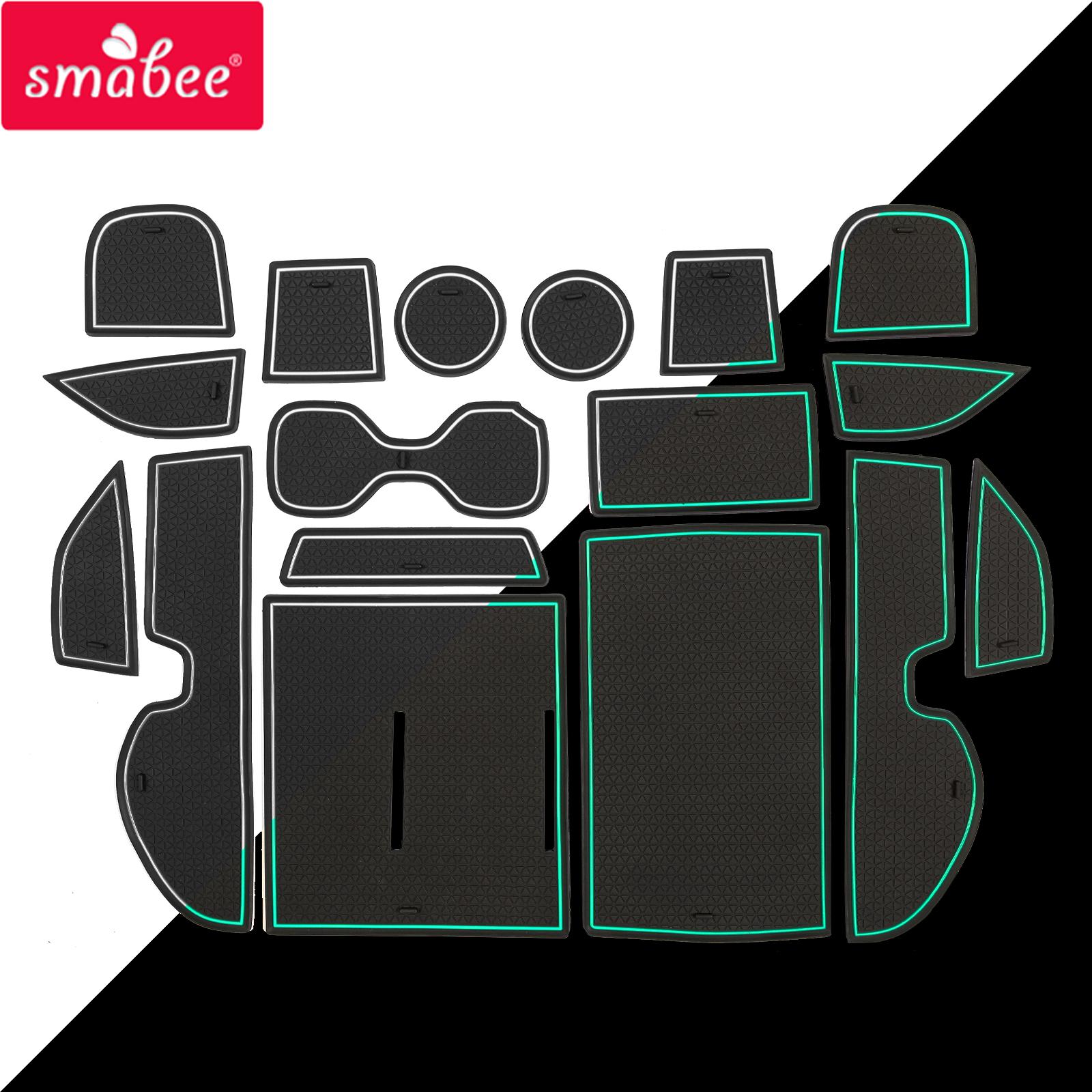

Smabee противоскользящий коврик для паза под дверь для Honda CR-V CRV 2024 + нескользящая накладка на дверной паз, аксессуары для интерьера, автомобильная резиновая подставка под стакан