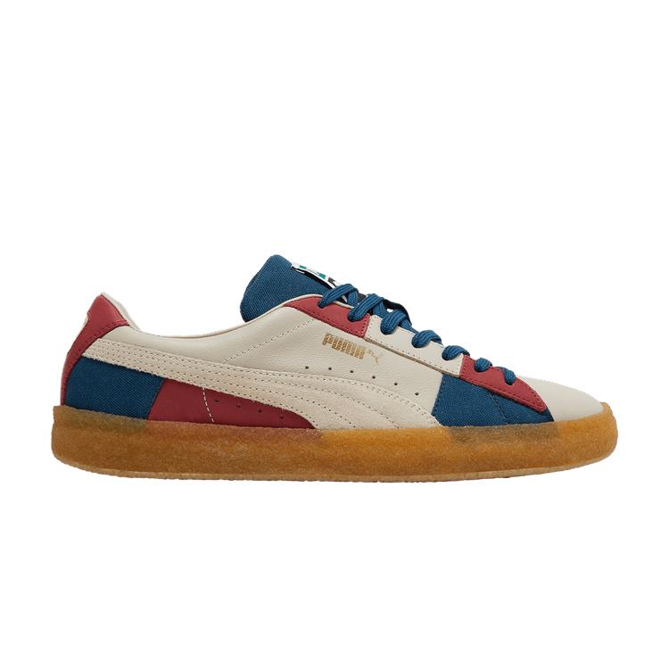 Puma Suede  Crepe Patch - Peyote Blue Red  37