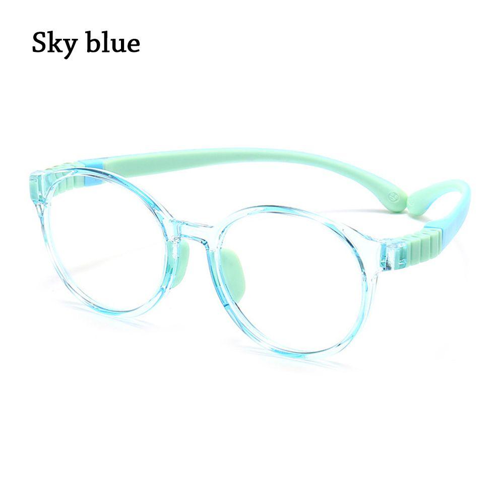 Anti Blaulicht Kinderbrille Quadratisch Kinder Jungen Mädchen Computer Optischer Rahmen Reflektierende Blockierende Brille Filter TR90 Rahmen