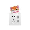 Cartoon Light Switch Sticker Easy to Use Removable Wall Sticker Animal Switch Sticker  Bedroom