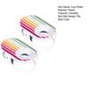 Versatile Non-Slip Design Cup Holder Plastic White 2 Pc