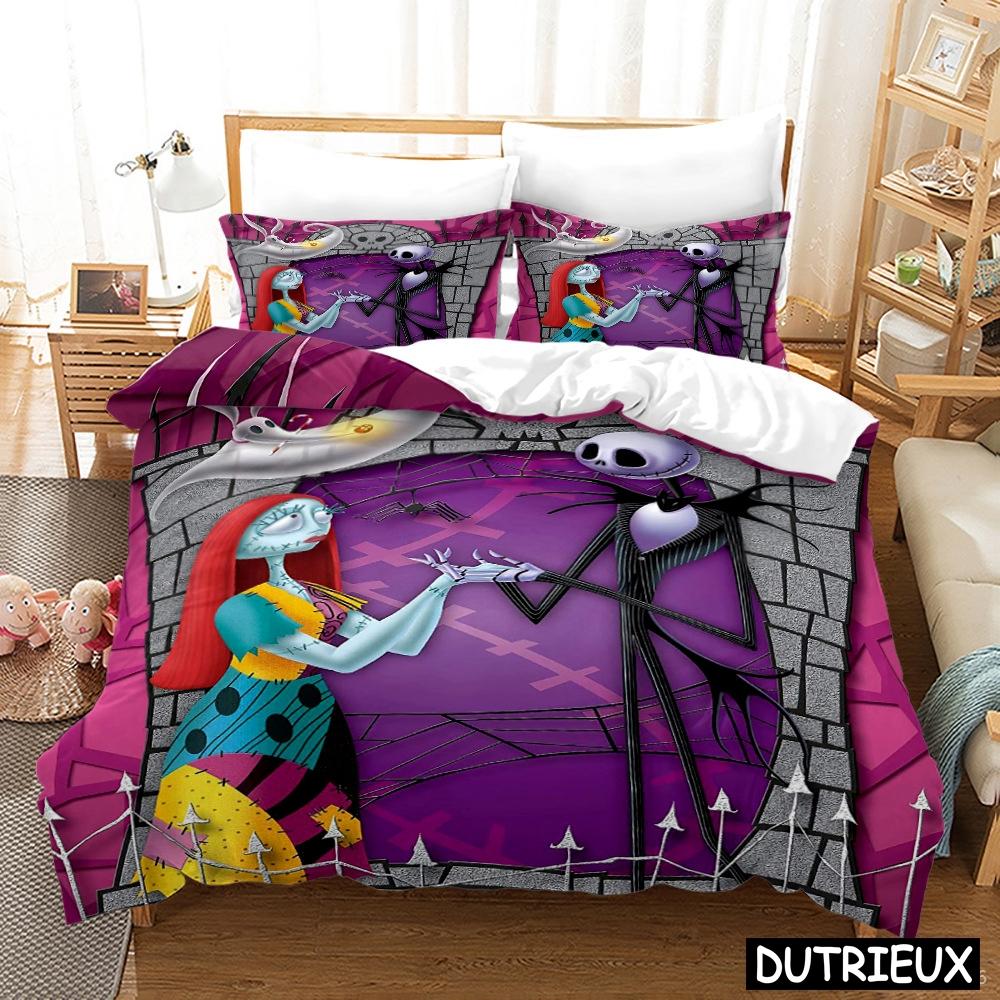 The Nightmare Before Christmas Bettbezug-Set Twin Full Queen King Size Bettwäsche-Set Bettbezug & Kissenbezug-Set Bettzeug