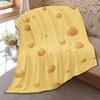 3D Print Sugar Food Cookie Pattern Flannel Throw Blanket King Queen Size for Bed Living Room Couch Sofa All Season Warm Blanket