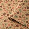 1roll Vintage Christmas Packaging Paper Holiday Wrapping Sheet with Pine Cone,Gifts,Decorations - Rustic Farmhouse Holiday Decor