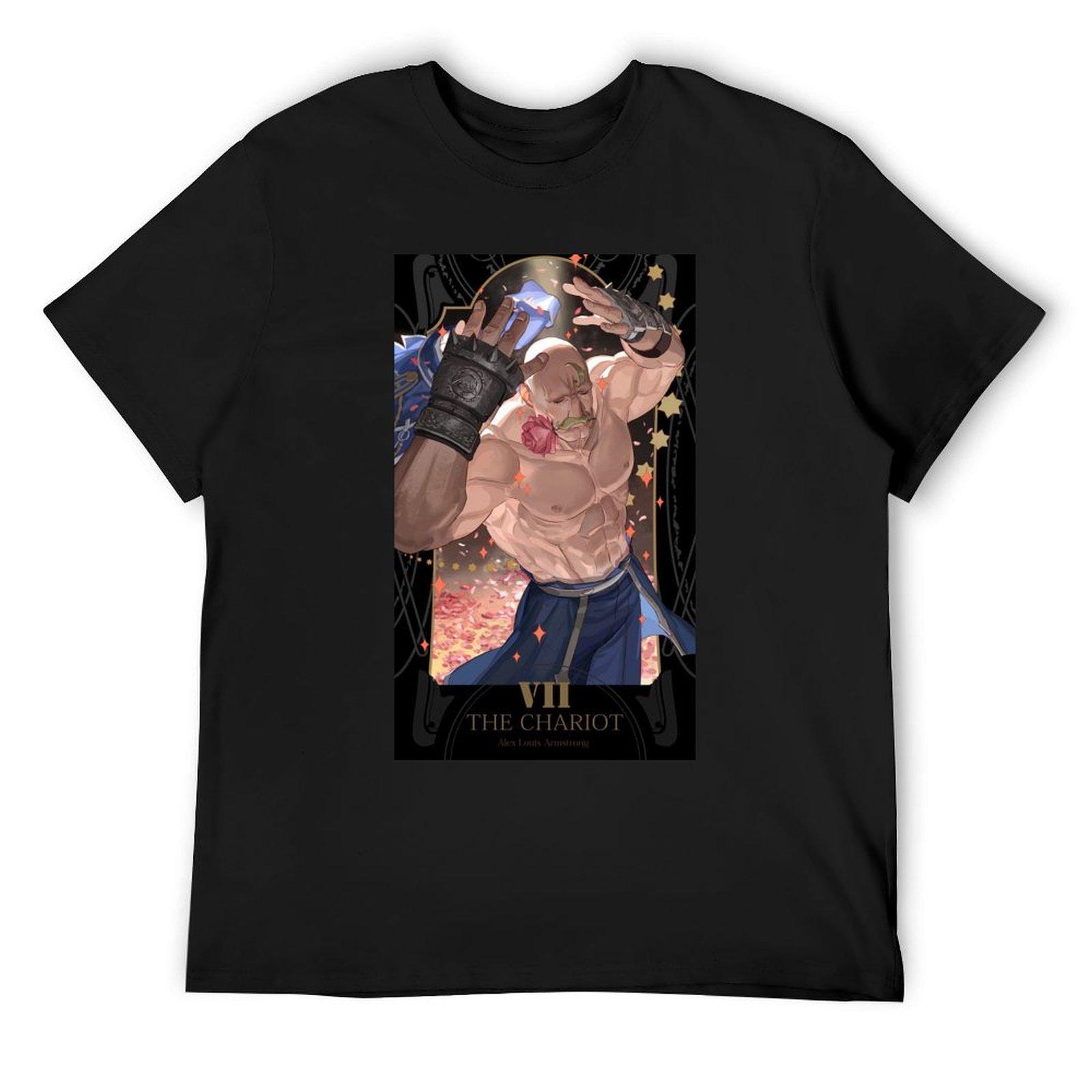 

Fullmetal Alchemist Brotherhood - Alex Louis Armstrong T-Shirt customizeds street wear mens clothing 4XL