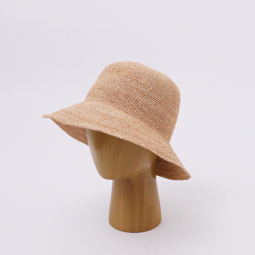 Handmade Raffia Foldable Sun Hat for Women - Versatile Summer Beach Hat with Sun Protection