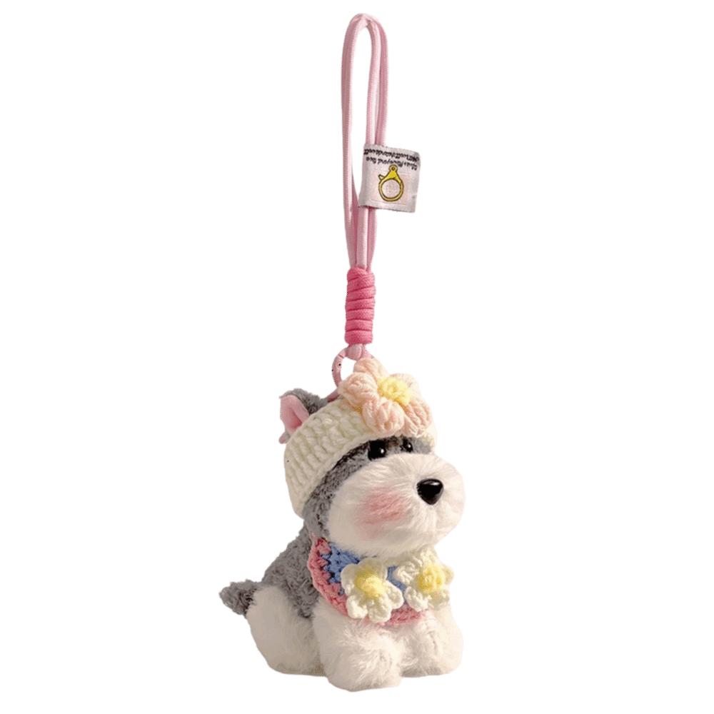 Multifunctional Bag Charm Cartoon Plush Puppy Bag Pendants Cute Bag Accessories  Cute Style