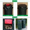 Large Capacity Sealable Compost Bags - Thick, Waterproof, Organic Fertilizer & Garden Leaf Bags for Kitchen Waste.