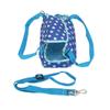 Dog Lift Harness Support Breathable Washable Portable Dog Sling Harness with Dual Lumbar Strips for Small Dogs M Blue
