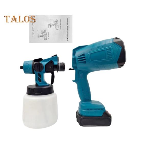 

Беспроводной краскопульт со съемным баком, 3 режима распыления, регулируемый расход, ручной краскопульт с питанием от аккумулятора A