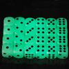 Round Corner Luminous-Dices Set D6 6Sided Glow in The Dark Dices Die for DND-RPG