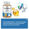 Pslalae Vitamin E 400 IU Capsules - Promote Skin, Supports Immune And Antioxidant Health 120 Capsules