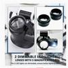 Led Glasses Magnifier 8x 15x 23x Dual Lens Head Mounted Eye Magnifier With Led Lights For Electronic