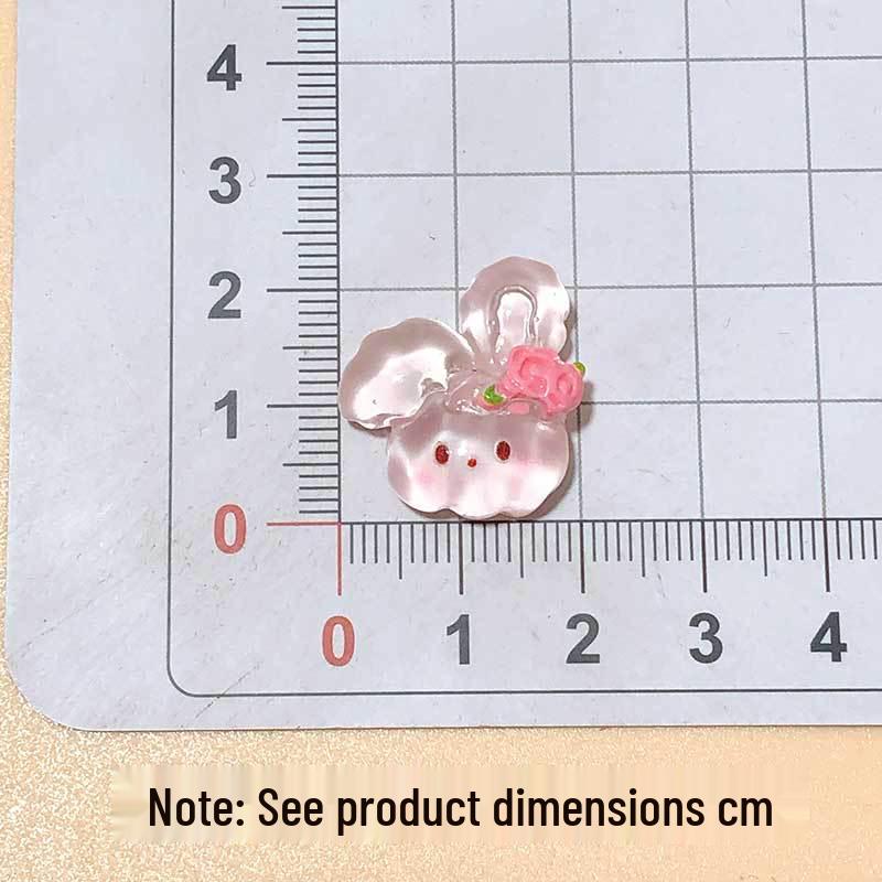 

Cherry Blossom Resin Rabbit Hair Clip Accessories