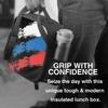 Russia Flag Russian Pride Insulated Lunch Bag for Women Thermal Cooler Bento Box Office Work School