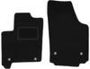 Front Mats Black For: Opel Meriva A Minivan (2002-2010)