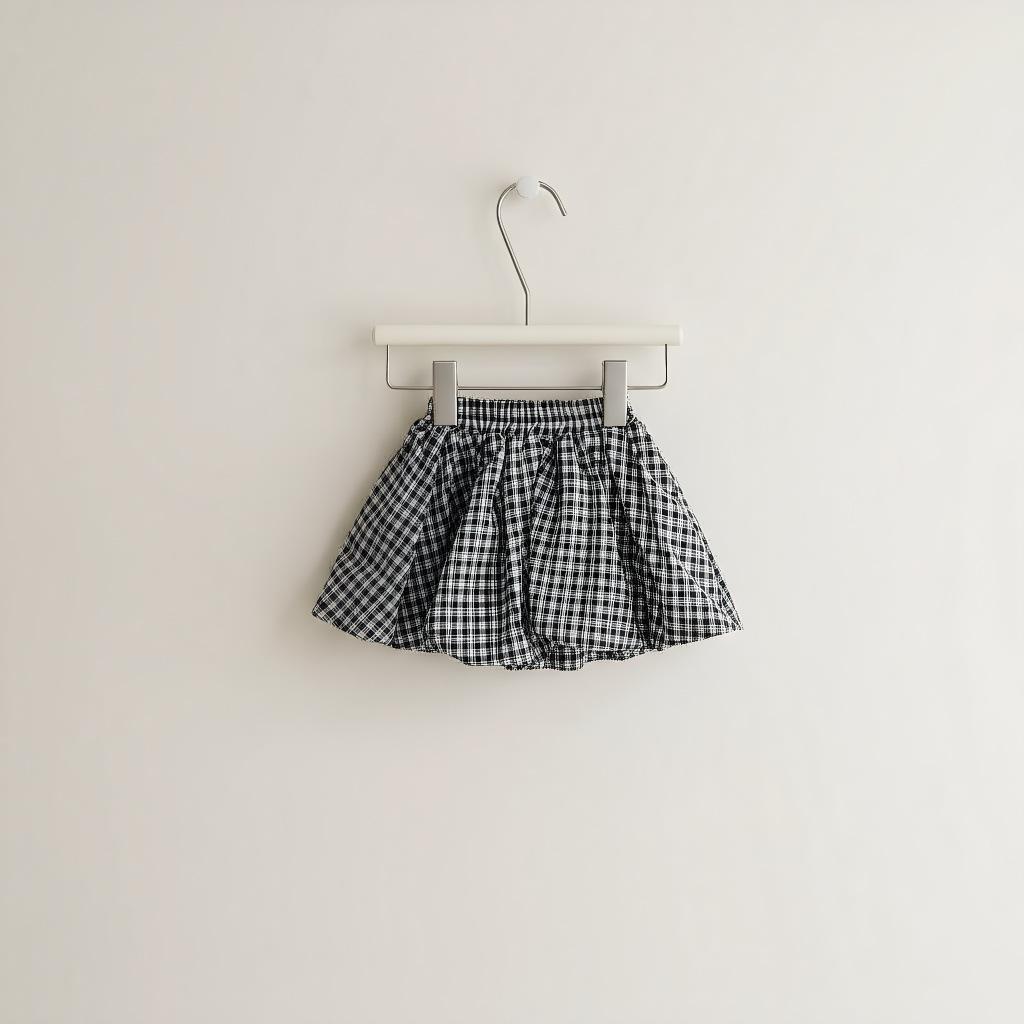 Set de vară 2025 pentru fete: Vesta gri și fustă tutu cu buline