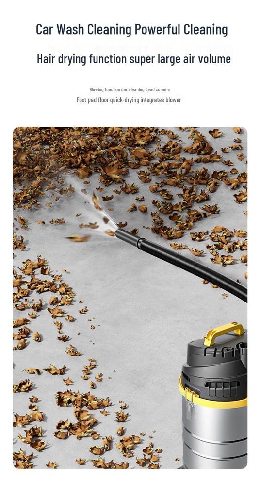 JingSen German Vacuum Cleaner: Dual-Use Wet/Dry & Large Suction for Household and Industrial Cleaning