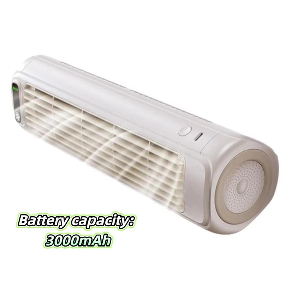 Leafless Design USB Rechargeable Fan Leafless Cooling Fan for 5V/2A 3000mAh Office Use