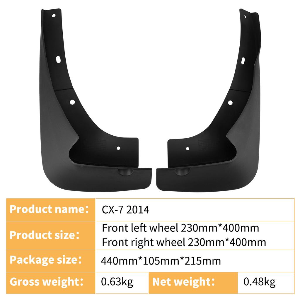Suitable for Mazda CX-7 2014 front two car tire fender skin modification off-road modification supplies