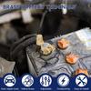 1 Pair Battery Terminal Connector, Car Battery Disconnect Terminal SAE To JIS Positive Negative Top Post Battery Terminal for Auto