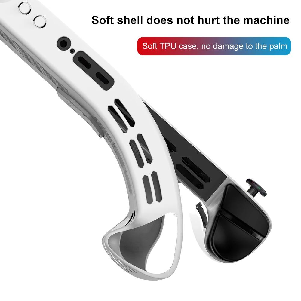 TPU Case for Lenovo Legion Go S Handhled Console Full Protective Case Ergonomic Soft TPU Cover Case Anti-Scratch Host Shell