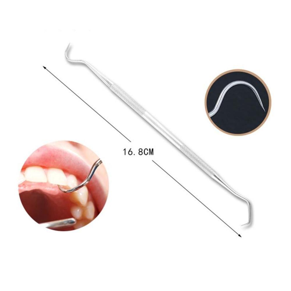 Dental Tooth Cleaning Dentist Scraper Pick Tool Kit Calculus Plaque Flos Remove