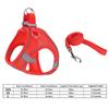Pet Harness with Reflective Strip Cat Dog Harnesses And Leashes Set Adjustable Pet Harness Vest Pet Supplies for Outdoor Walking