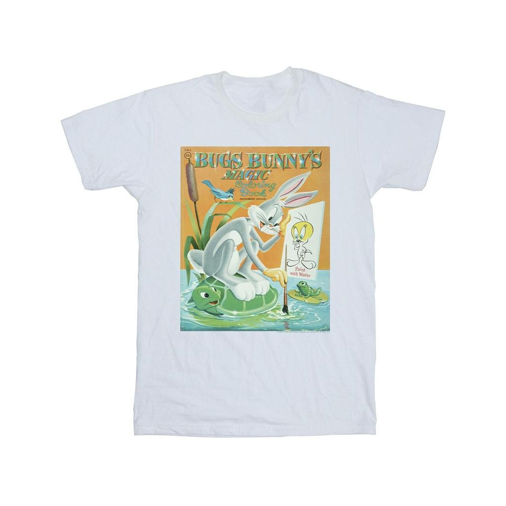 Looney Tunes Mens Bugs Bunny Colouring Book T-Shirt