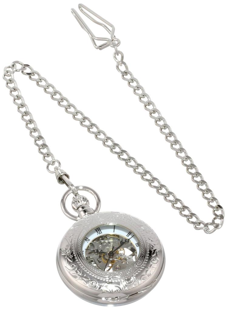 Charles Hubert, Paris Men's Mechanical Pocket Watch, Hand-Wound, 3527-W