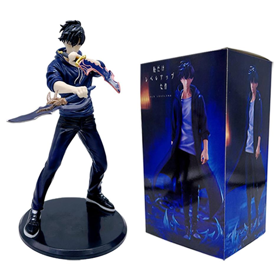 Nowa Figurka SoloLeveling Król Cieni Sung Jinwoo Cheng Xiaoyu Ręczny Model Ozdoba Biurkowa Figurka Akcji Kolekcja Anime Prezent