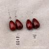 Antique-Style Sandalwood Teardrop Earrings - High-End, Versatile Ethnic Costume Accessories