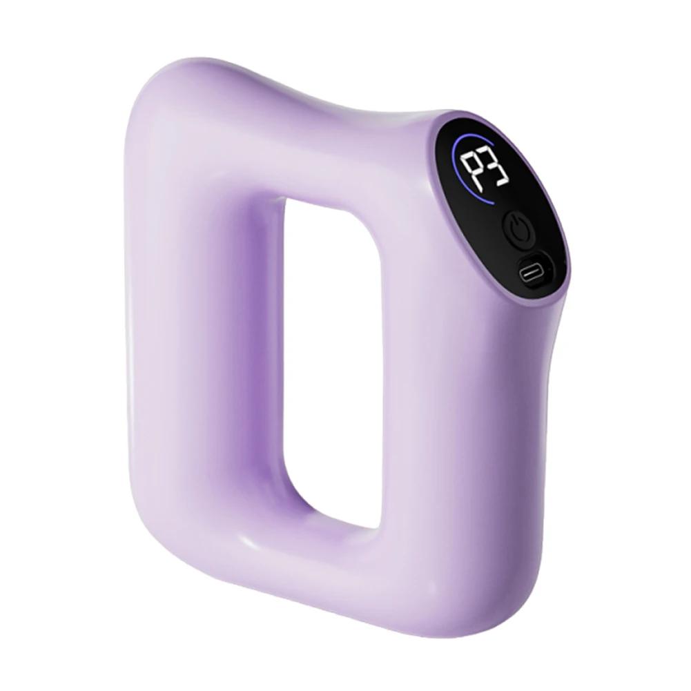 Многофункциональное кольцо для фасций всего тела с 5 режимами, массажный пистолет для глубоких тканей, вибрирующее фасциальное кольцо, массажное кольцо для домашнего спортзала фиолетовый