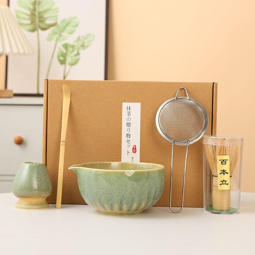 Japanese Matcha Whisk Stand Tea Ceremony Matcha Bowl Bamboo Whisk Grinder Brushes Tea Tools Holder Tea Accessories Teaware