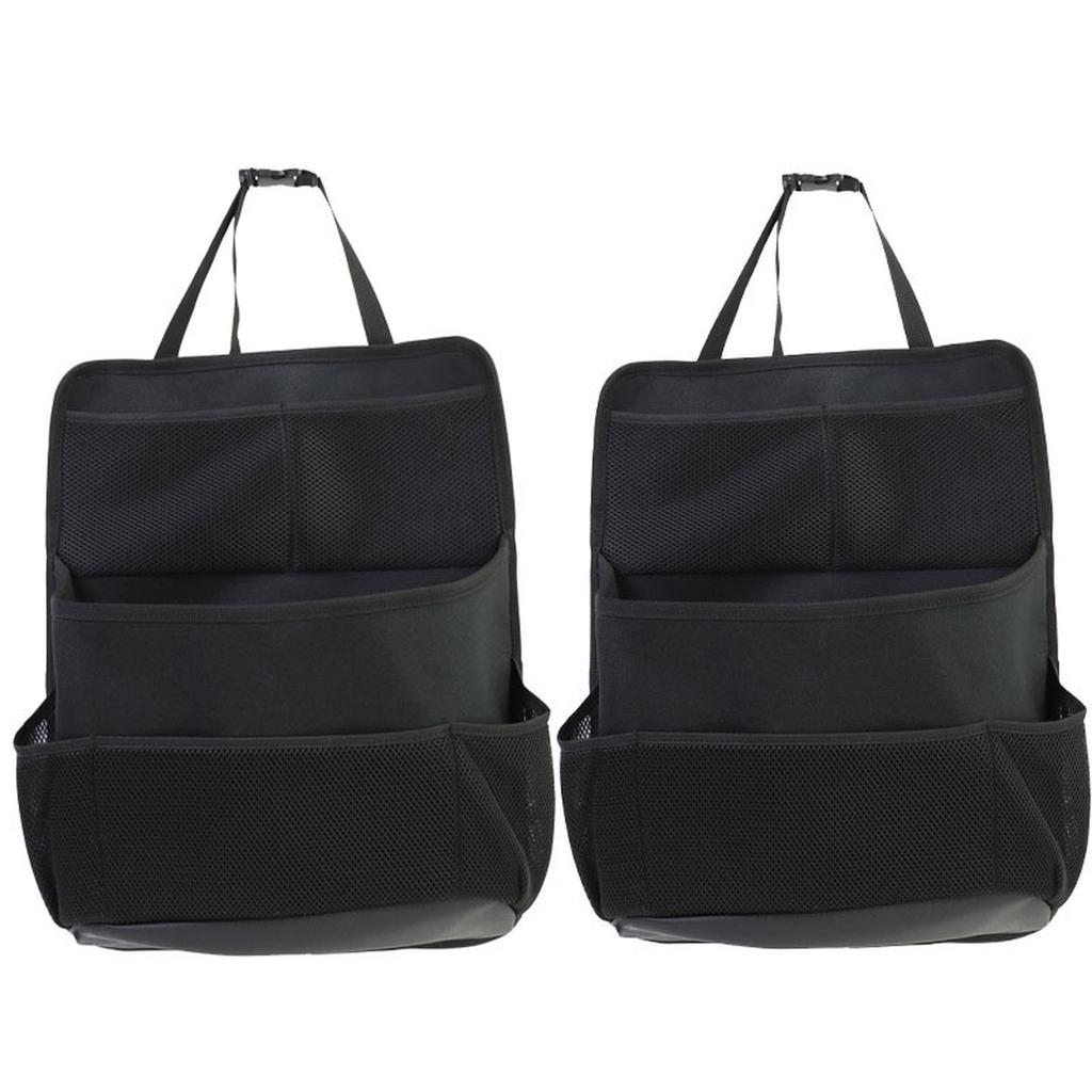 Car Trunk Organizer Adjustable Backseat Storage Bag Net High Capacity Multi-use Oxford Automobile Seat Back Organizers Universal