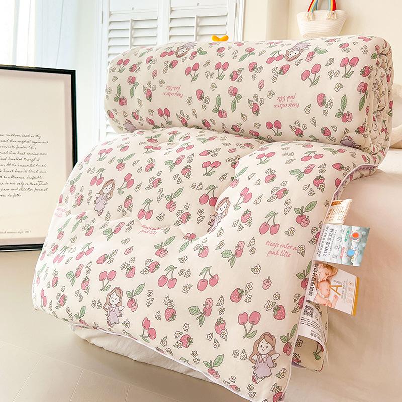 Pilotă cu soia de calitate pentru mamă și bebeluș clasa A, din bumbac, tricotată, cu puf pentru copii