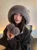 Winter Velvet Thickened Thermal Hat Women's New Cute Bear Ears Ear Hat