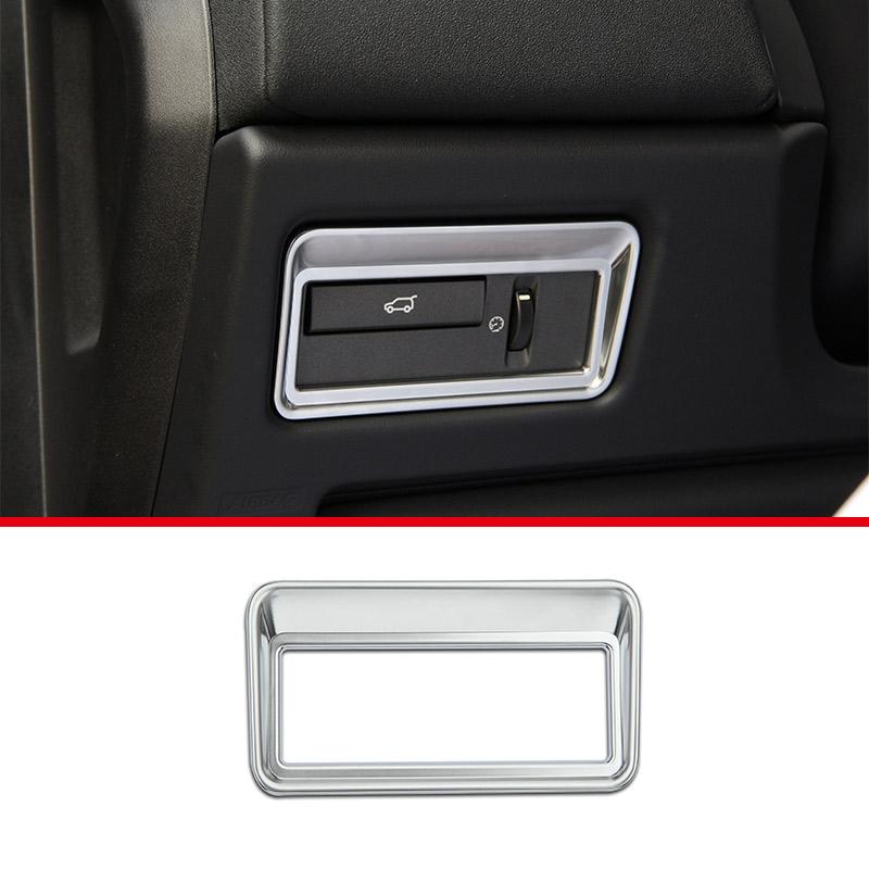 ABS Chrome For Land Rover Range Rover Evoque 2011-2018 Car Interior Gear Shift Console Decoration Cover Stickers Accessories