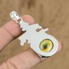 Birthday Gift For Her Natural Shiva Eye Shell Gemstone Pendant 925 Silver