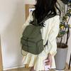 Schoolbag New Backpack 1011 Large Capacity Backpack Girls Versatile Commuter Bag Female College Students Niche Canvas Shoulder Bag