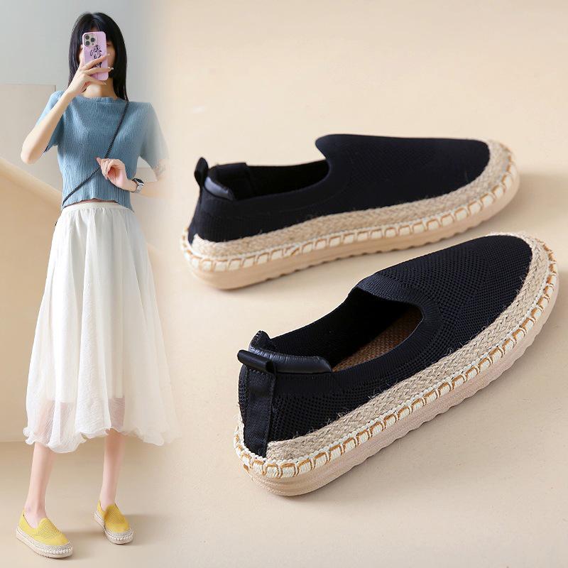 Women's Summer Slip-On Canvas Shoes - Breathable, Versatile, and Comfortable Flats