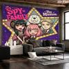 Spyxfamily Wall Tapestry Aesthetic Wall Hanging Printed Fabric Blanket Decorative Tapestries For Bedroom Living Room Home Decor