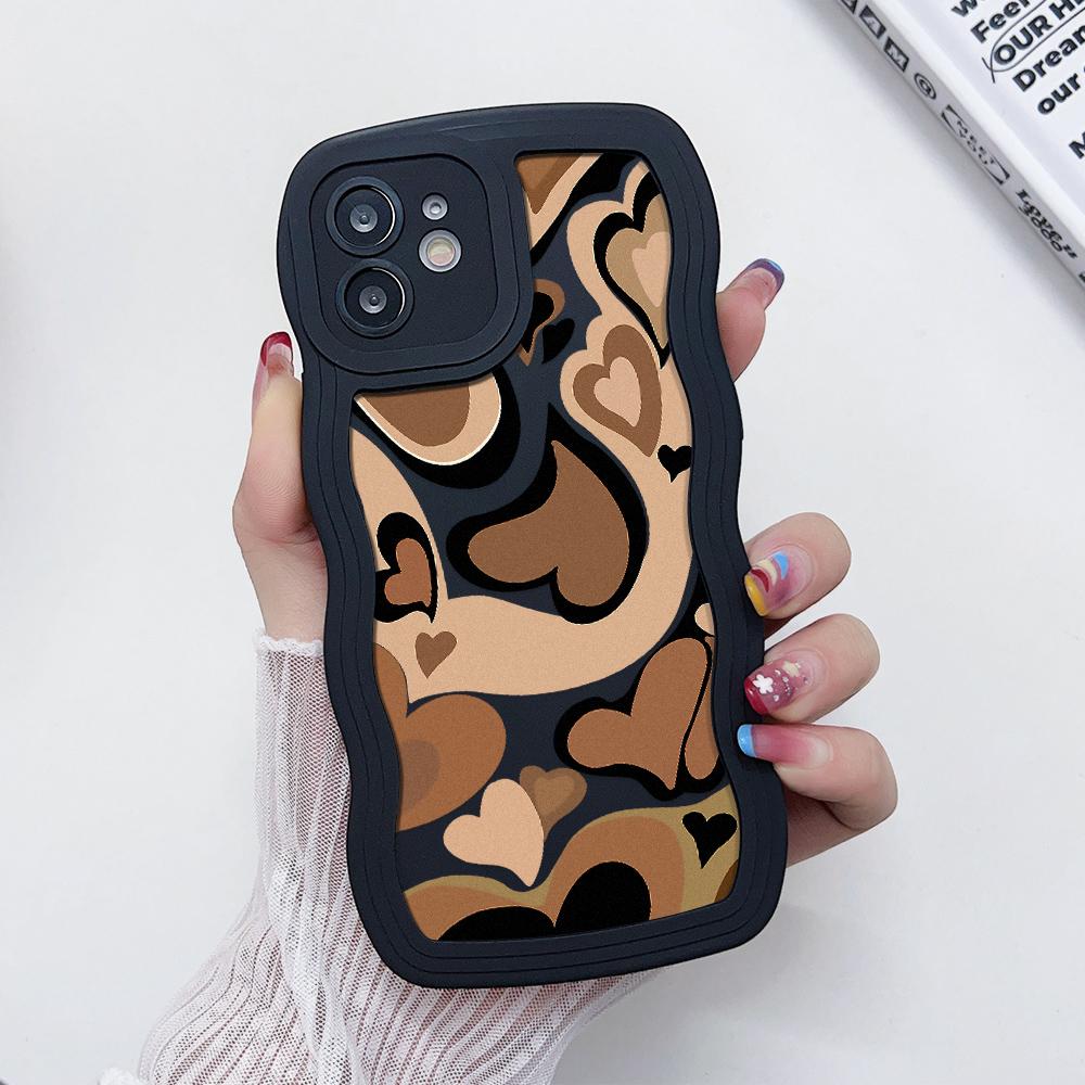 

Ударопрочный волновой чехол для iPhone 11 15 16 Pro Max 12 13 14 XR XS X 7 8 Plus 6S SE мягкий силиконовый чехол TPU Funda Bumper For iPhone13 Pro Max