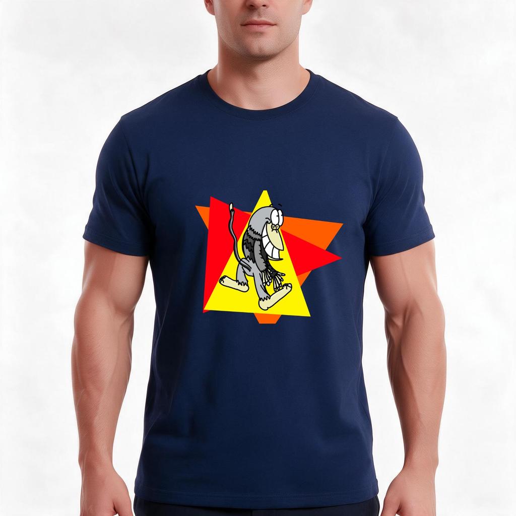 Mr Baboon Tshirt Summer Casual Cotton Tee Oversized Streetwear Tops Vintage Graphic Print Loose Fit Short Sleeve