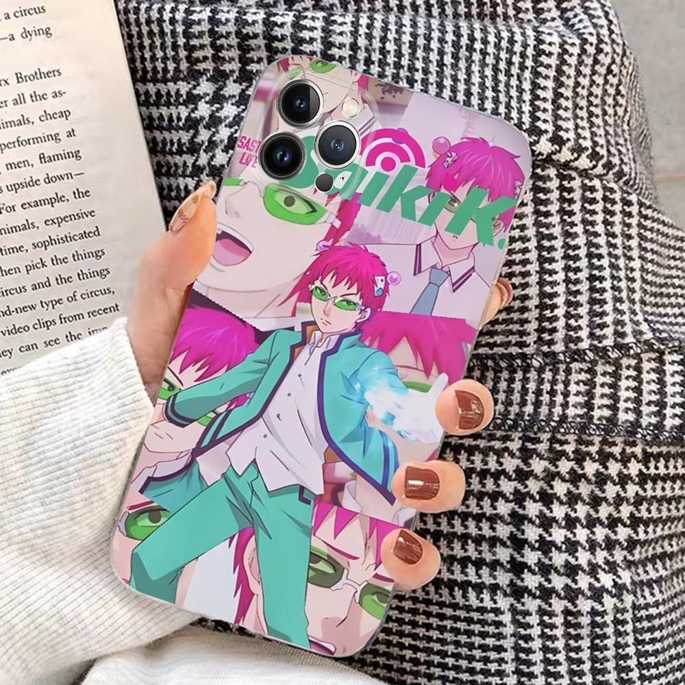 The Disastrous Life of Saiki K Phone Case for iPhone 15 8 7 6 6S Plus X SE 2020 XR XS 14 11 12 13 Mini Pro Max Mobile Case