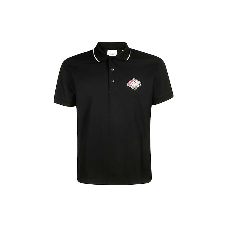 Burberry Embroidered Graphic Logo Polo Shirt 80218331
